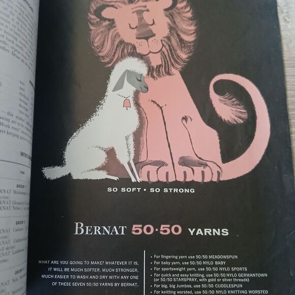 Bernat 0049 GREAT BIG BOOK SWEATERS 1956 Handicraft Men's Black & White Photos - Picture 11 of 11